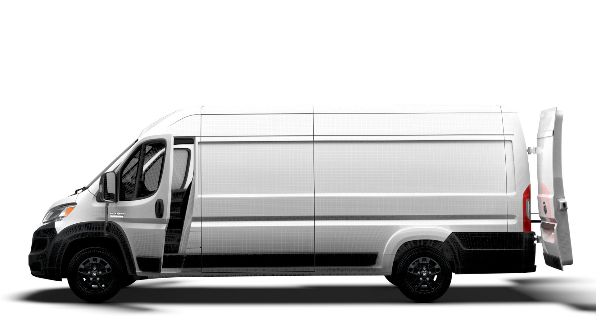 RAM Promaster Van L4H2 HQ Interior 2023 3D model_18