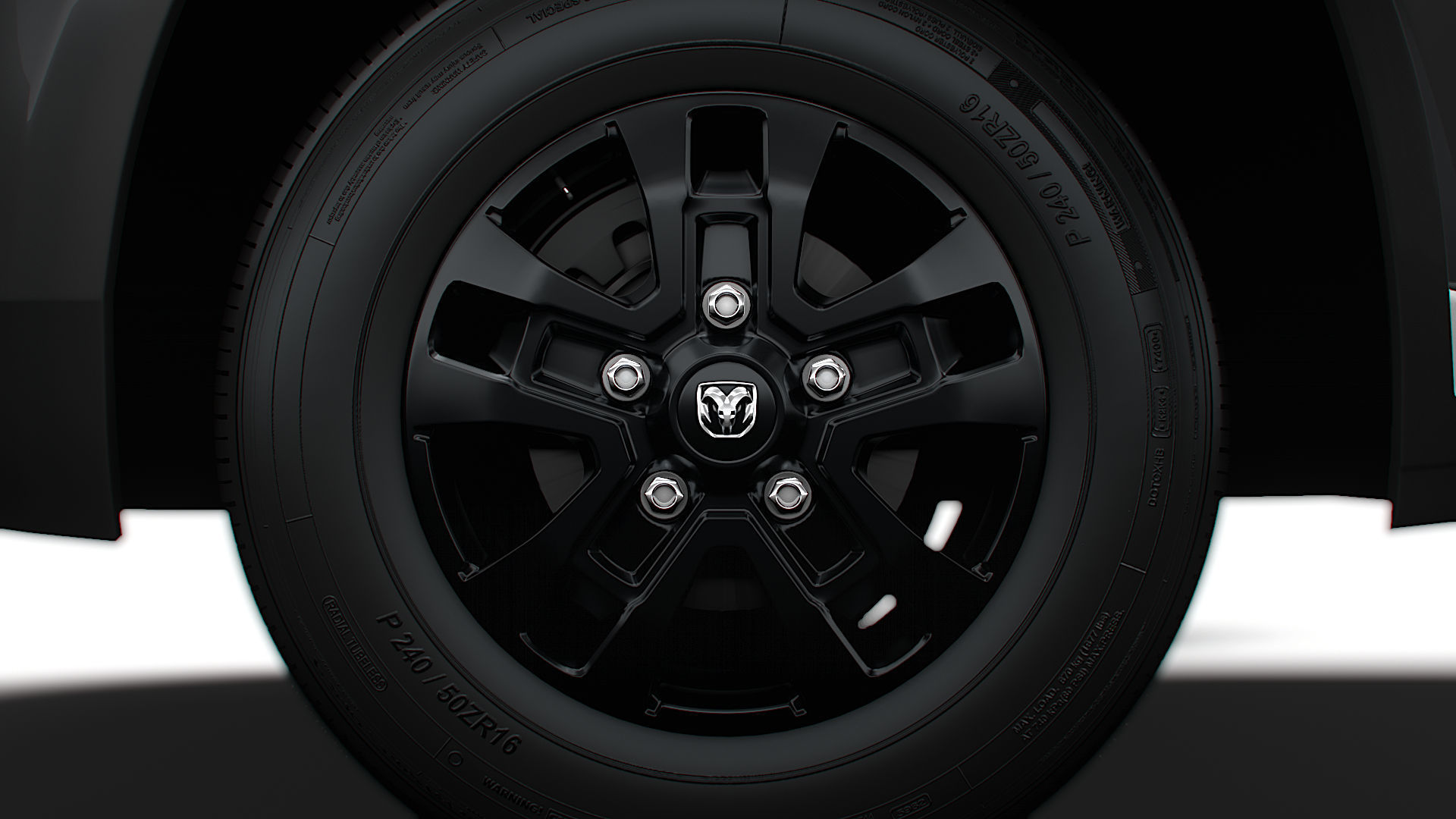 RAM Promaster Van L4H2 HQ Interior 2023 3D model_12