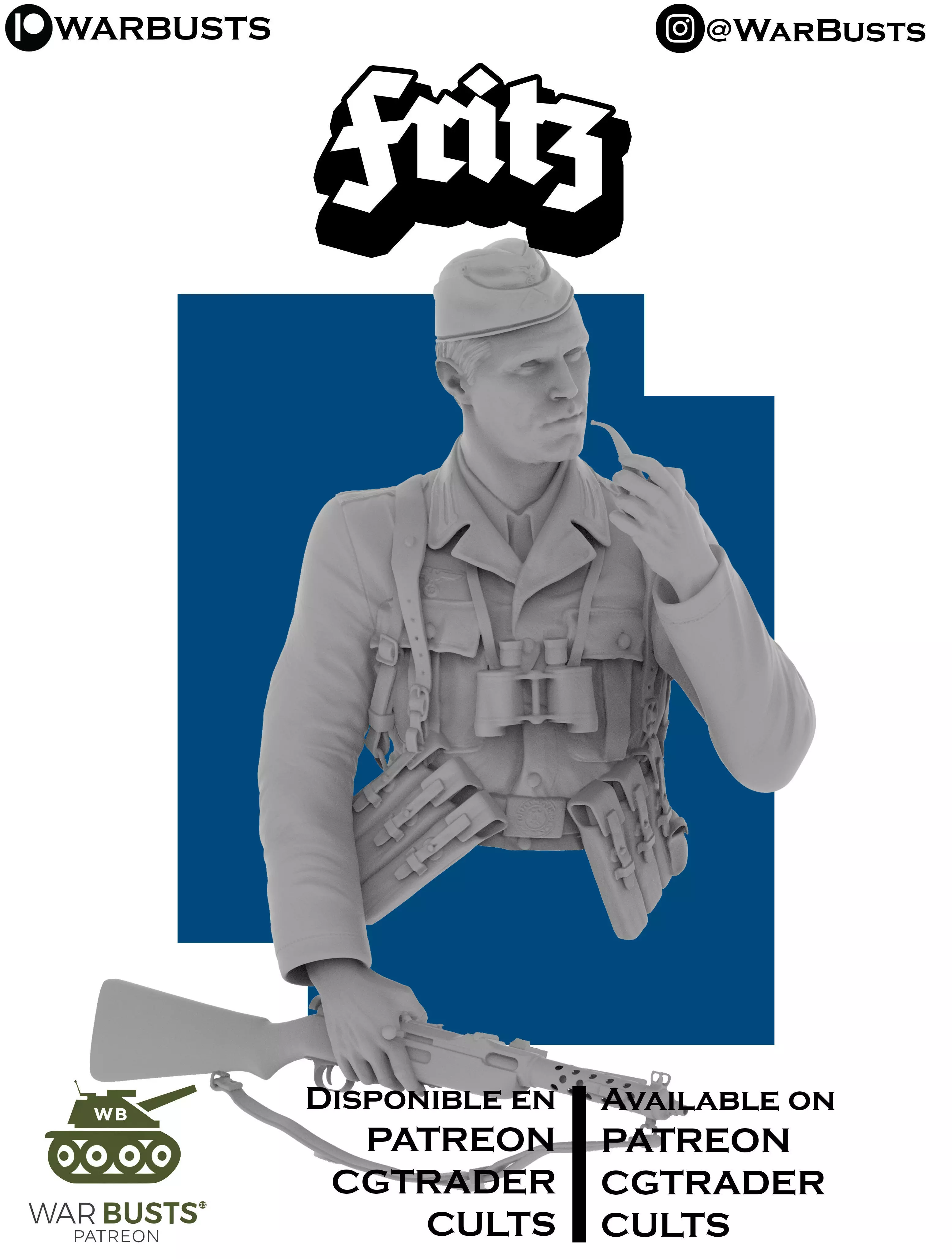 Fritz - Smoking Pipe 3D print model_0