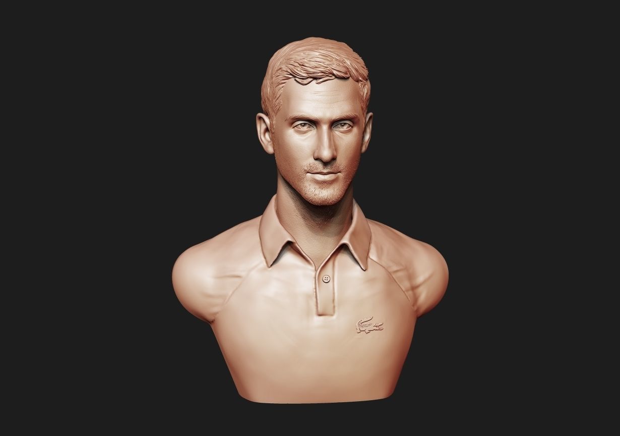 Novak Djokovic 3D print model_23