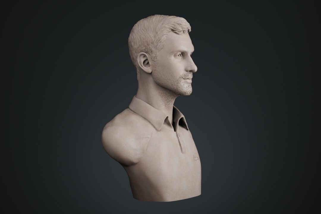 Novak Djokovic 3D print model_4