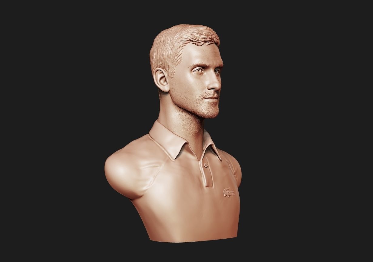 Novak Djokovic 3D print model_21