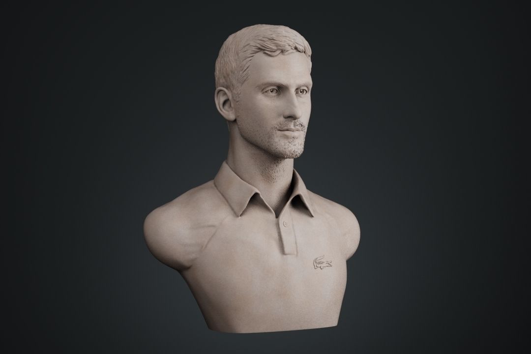 Novak Djokovic 3D print model_5