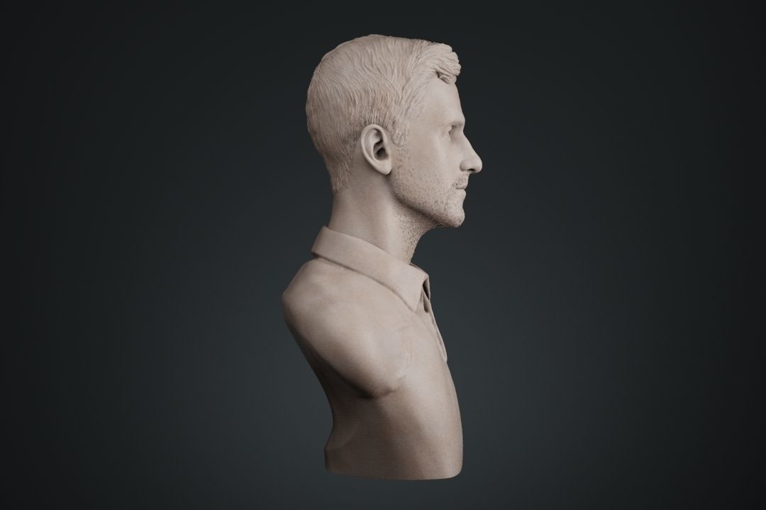 Novak Djokovic 3D print model_3