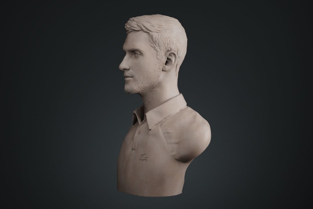 Novak Djokovic 3D print model_9