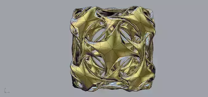 Twisted Box Free 3D model