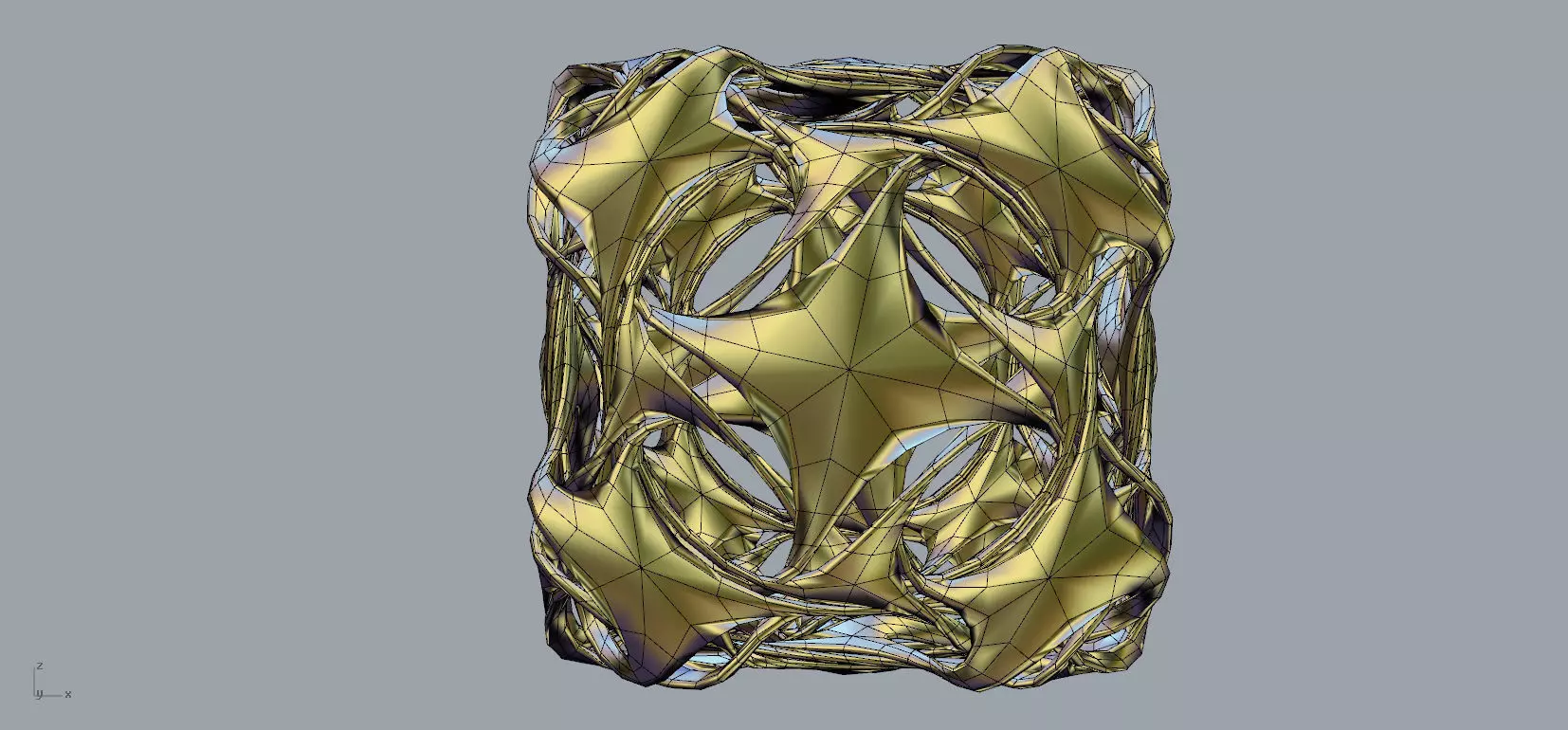 Twisted Box Free 3D model_0