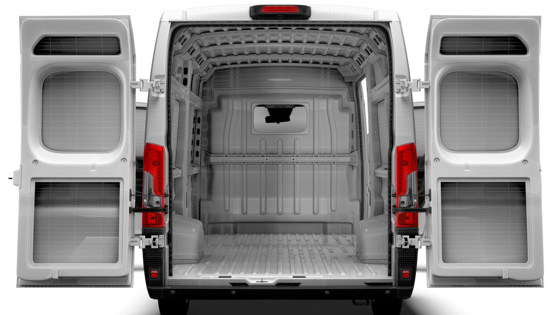 Citroen Jumper Van L4H2 HQ Interior 2023 3D model_24