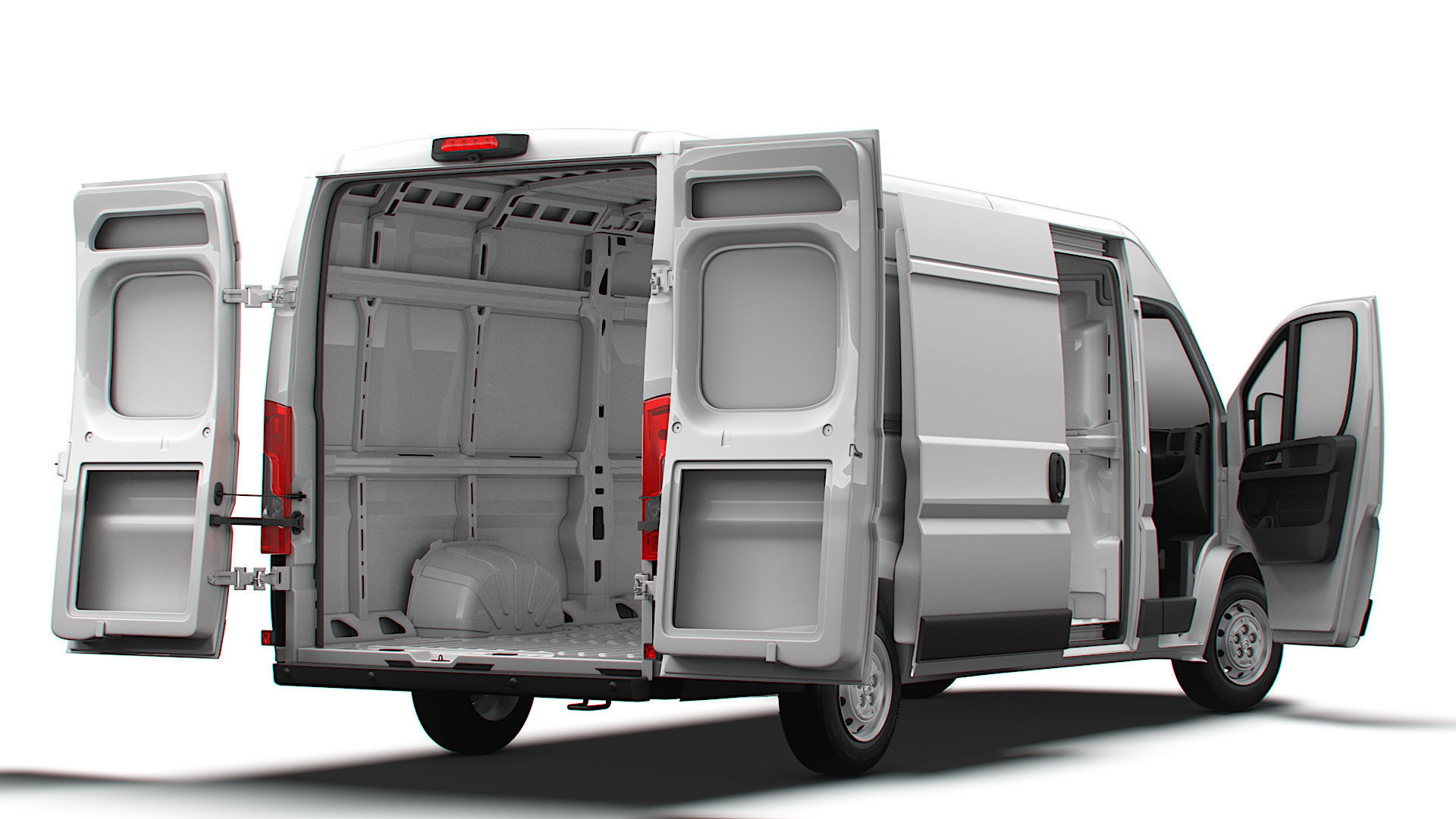 Citroen Jumper Van L4H2 HQ Interior 2023 3D model_5