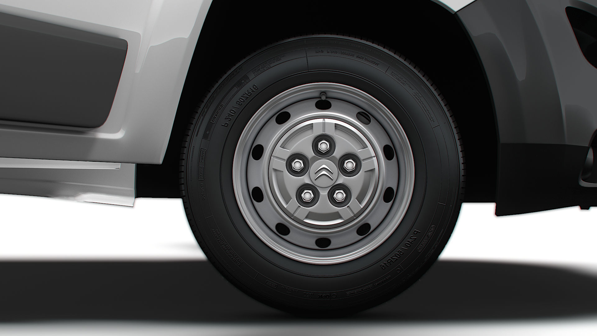 Citroen Jumper Van L4H2 HQ Interior 2023 3D model_9