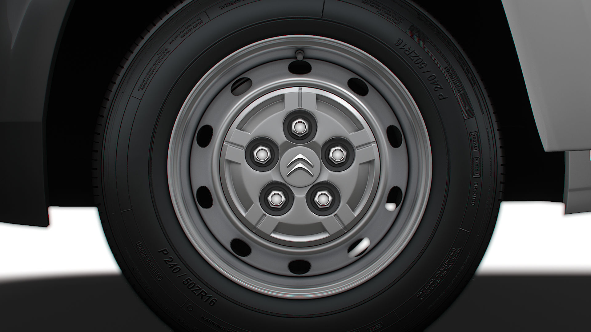 Citroen Jumper Van L4H2 HQ Interior 2023 3D model_12