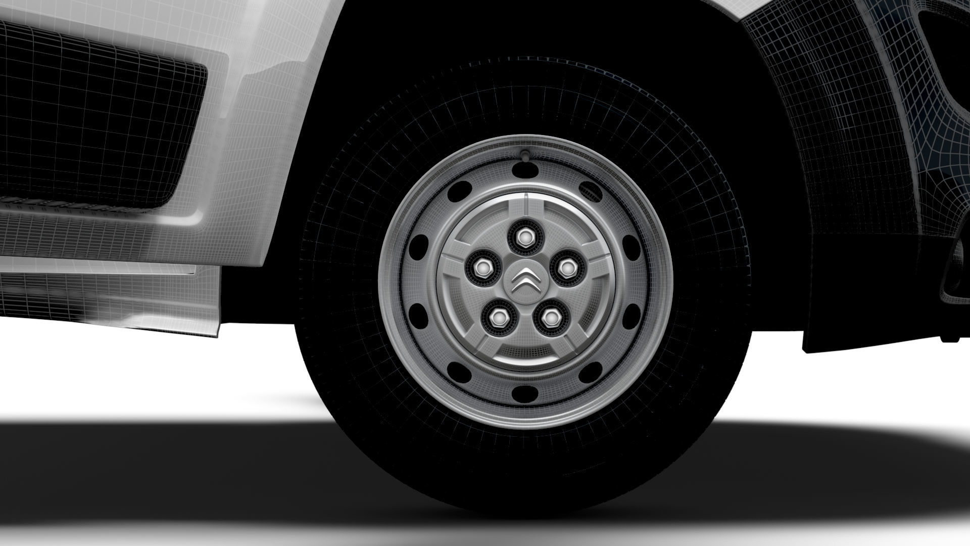 Citroen Jumper Van L4H2 HQ Interior 2023 3D model_23