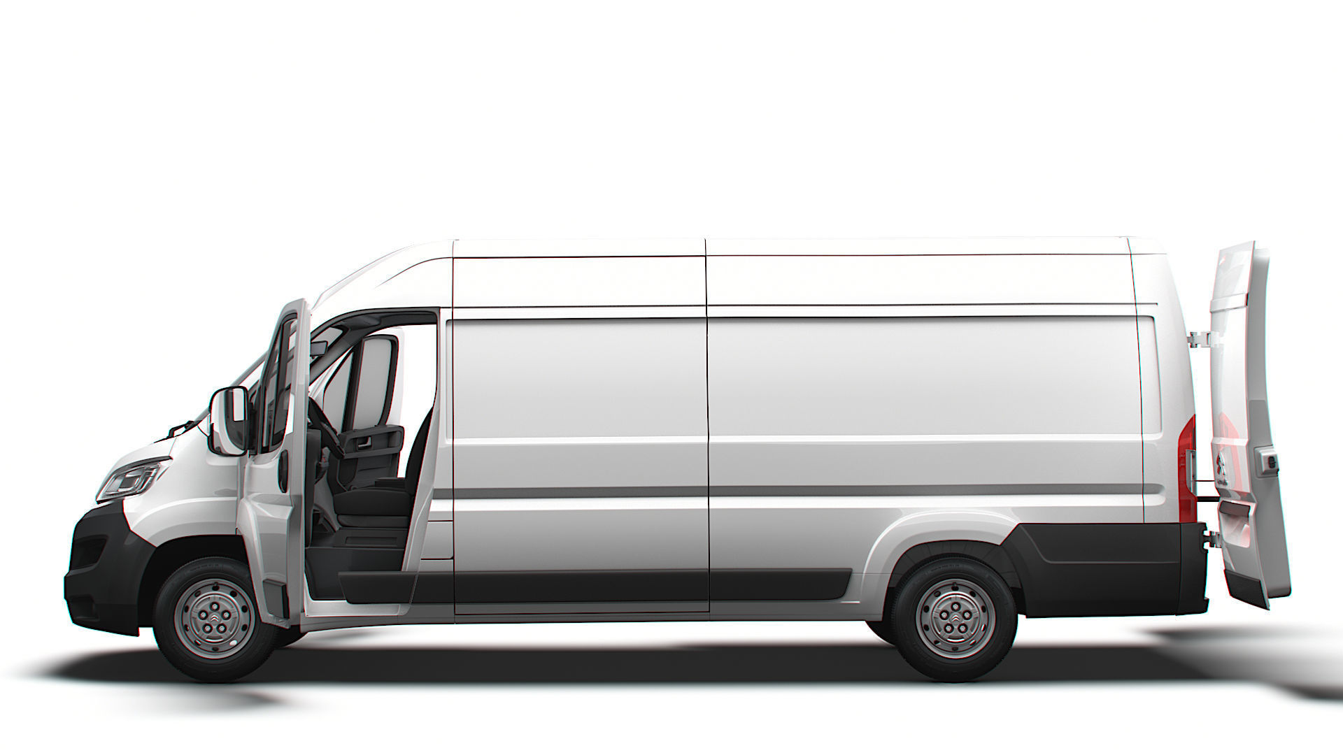 Citroen Jumper Van L4H2 HQ Interior 2023 3D model_4