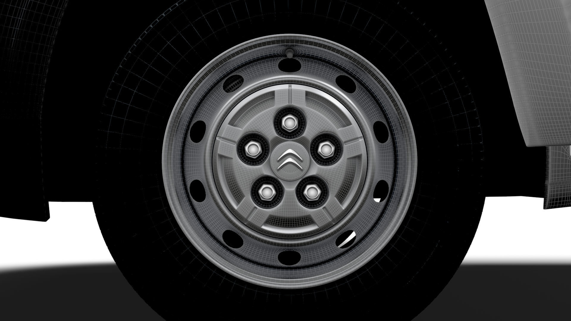 Citroen Jumper Van L4H2 HQ Interior 2023 3D model_26