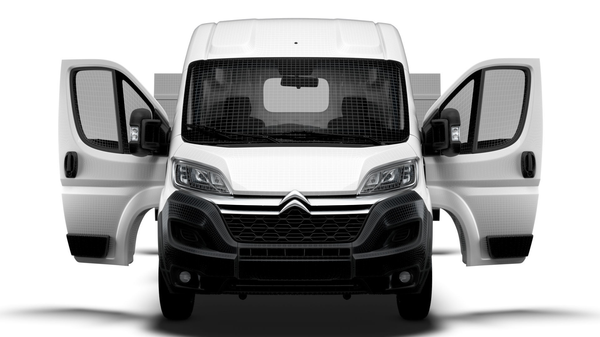 Citroen Jumper Van L4H2 HQ Interior 2023 3D model_20