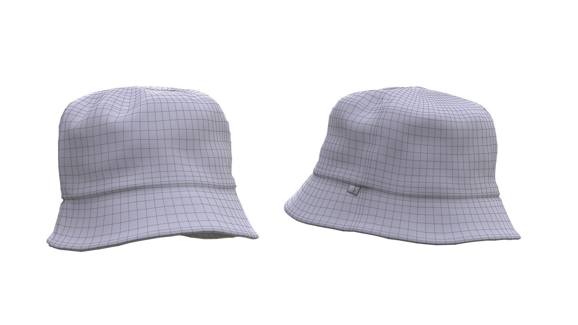 3D Hat Low-poly 3D model_4
