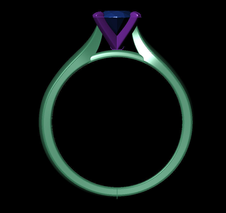 Oval 0-75-CT Quarter Round Profile Shank Width 2-90mm 3D print model_7