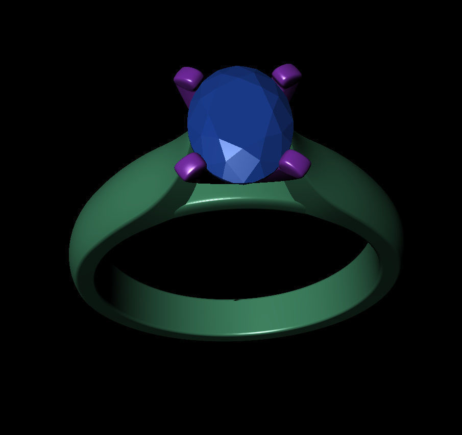 Oval 0-75-CT Quarter Round Profile Shank Width 2-90mm 3D print model_10