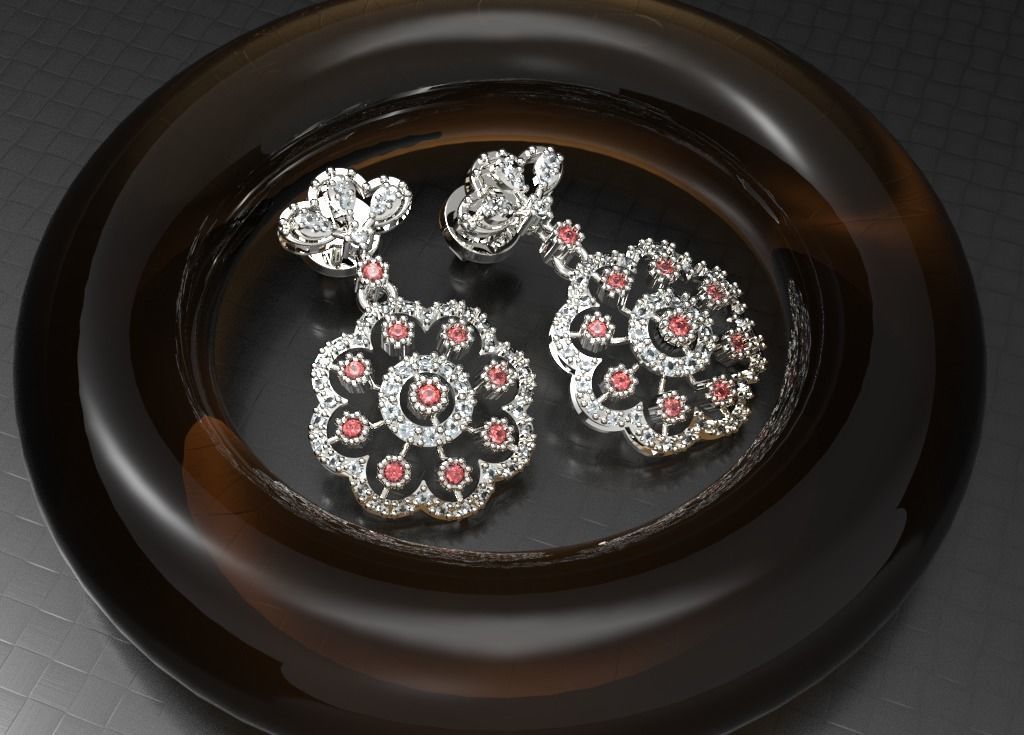 Earring 05 3D print model 3D print model_8