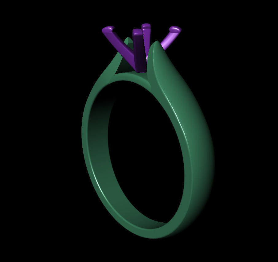 Oval 0-75-CT Quarter Round Profile Shank Width 2-90mm 3D print model_12