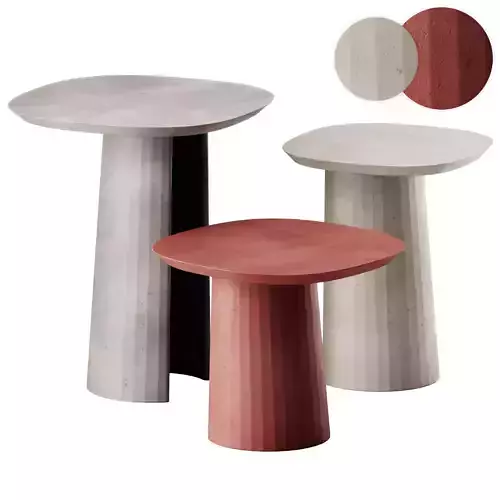 Forma and Cemento Fusto Concrete Coffee Tables