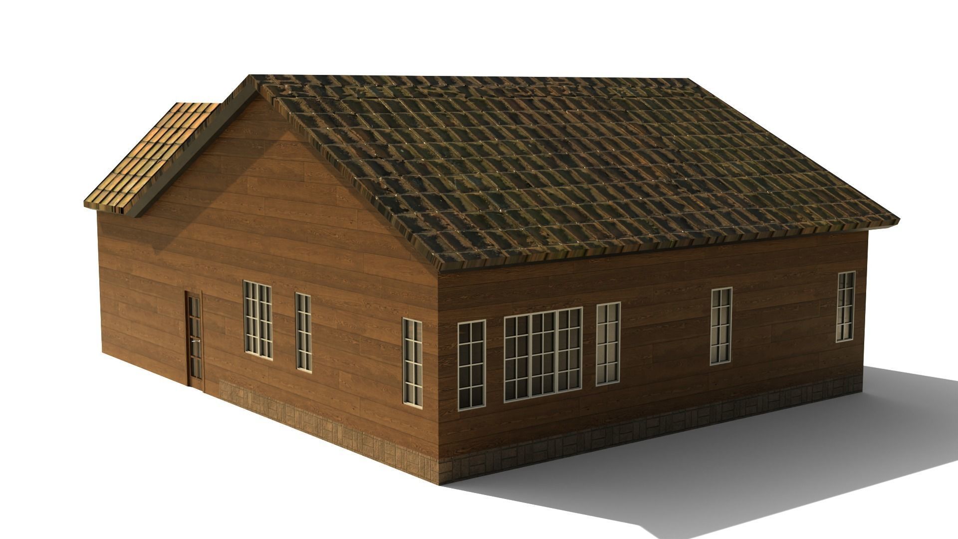 European House A09 Low-poly 3D model_2