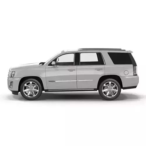 Generic SUV 2 Rigged 3D model