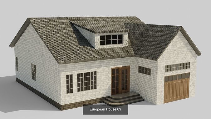 European House  3D Model Pack 6