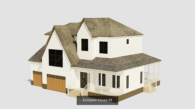 European House  3D Model Pack 2