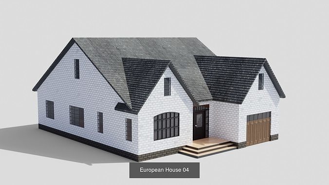 European House  3D Model Pack 4