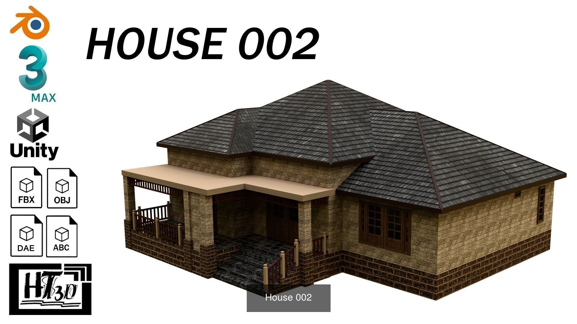 European House  3D Model Collection_7