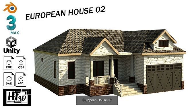 European House  3D Model Pack 7