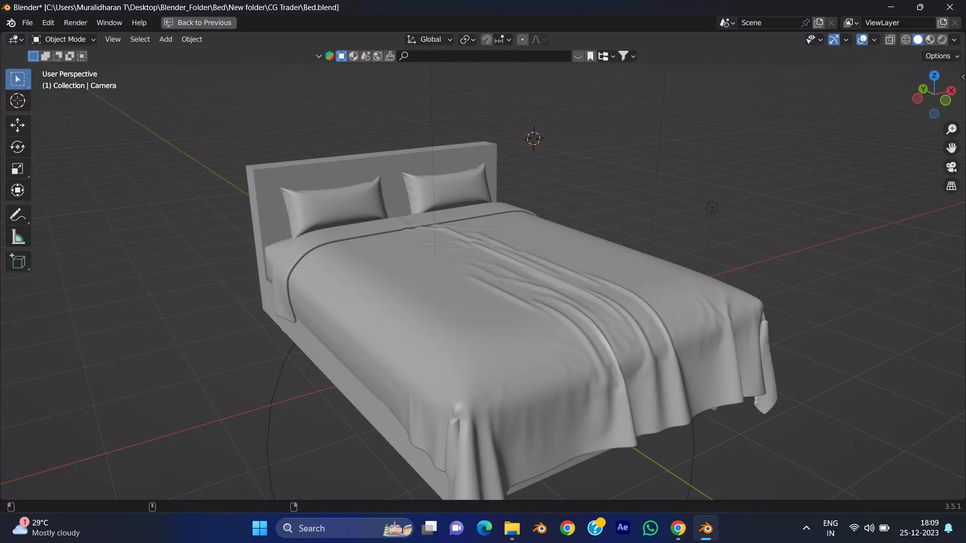 Furniture  Free 3D model_0