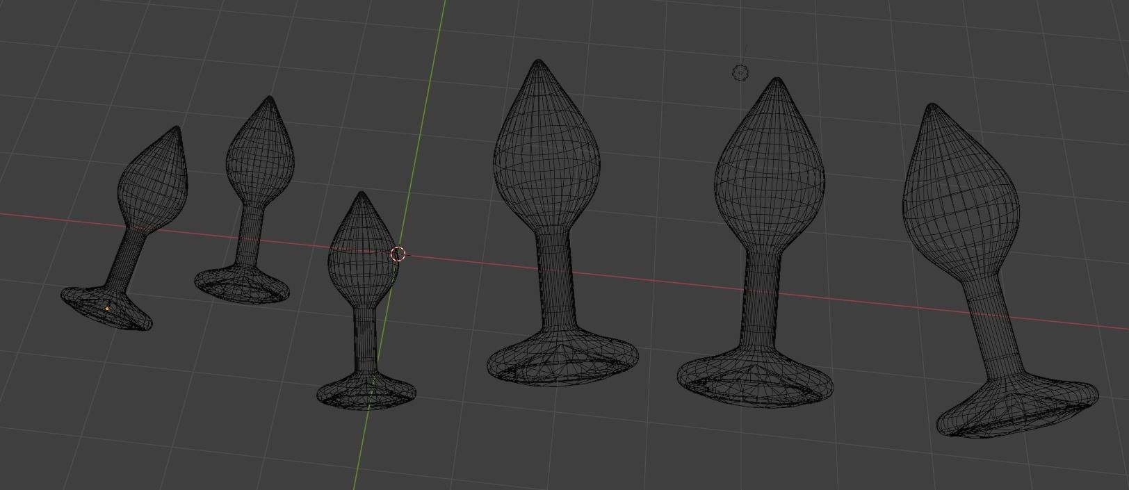 Butt plugs free 3D model | CGTrader
