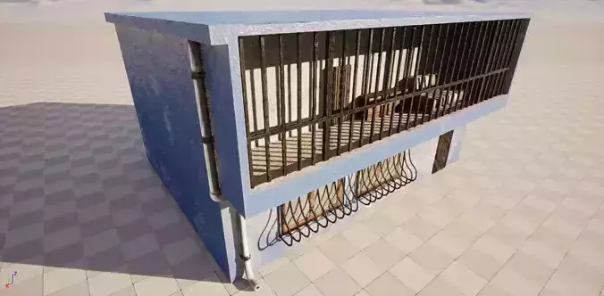 Small Town Building 2 3D model