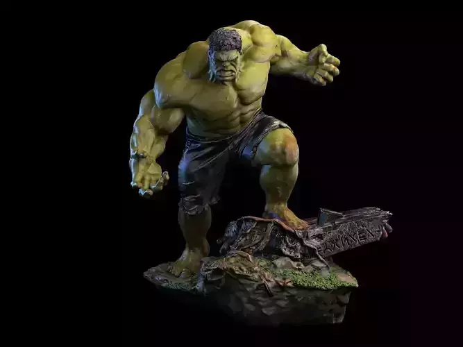 Hulk 3D Model Ready to Print STL 3D print model