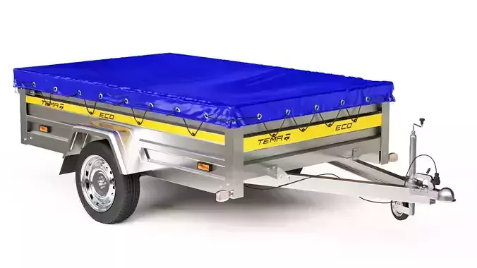 Automotive single-axle trailer TEMA Eco 2011