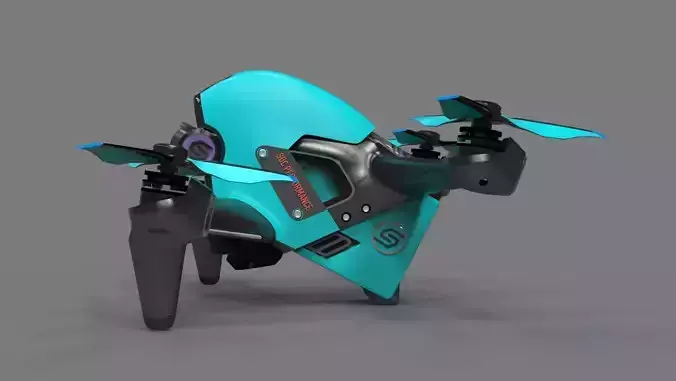 DJI drone fpv 3d model