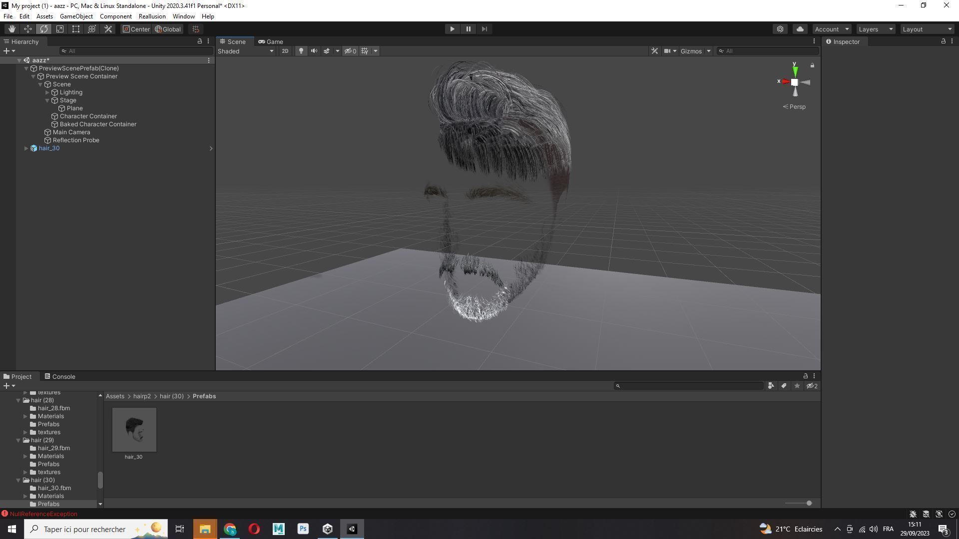 Realistic Male Hair Cut - Pump It Up Low-poly 3D model_17