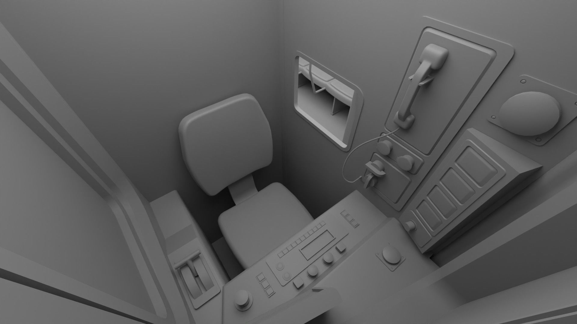 Chicago CTA train 5000 metro series Low-poly 3D model_20