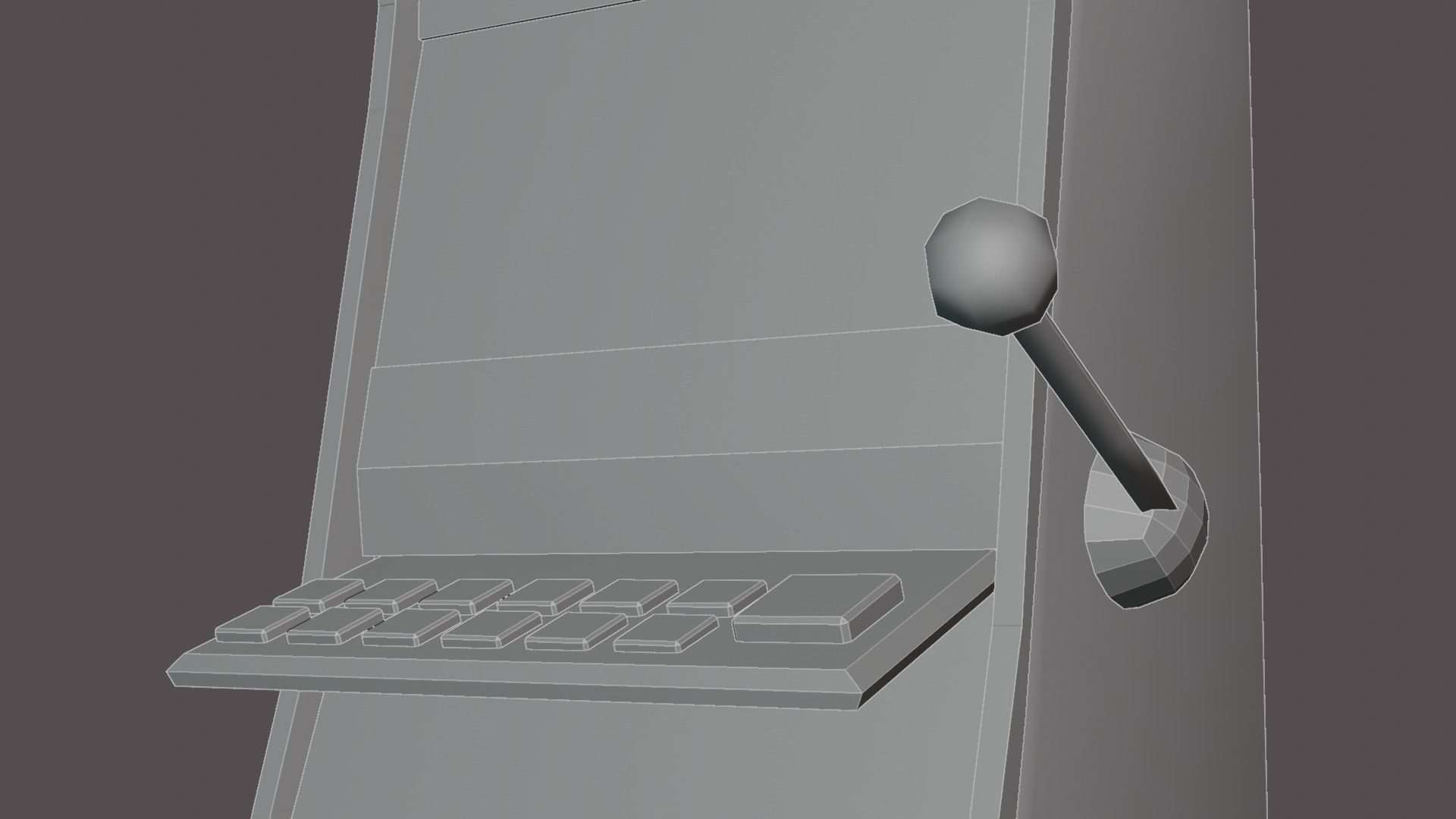 CASINO SLOT MACHINE Low-poly 3D model_9