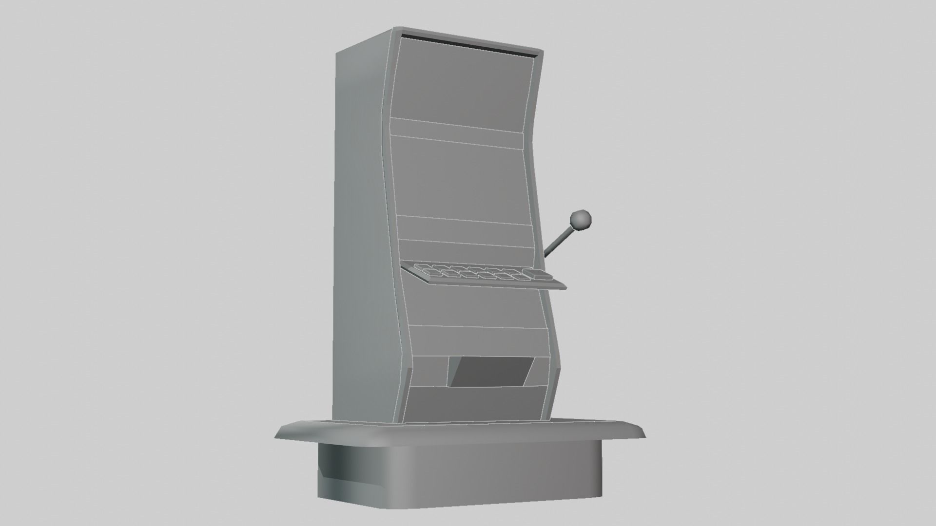 CASINO SLOT MACHINE Low-poly 3D model_4