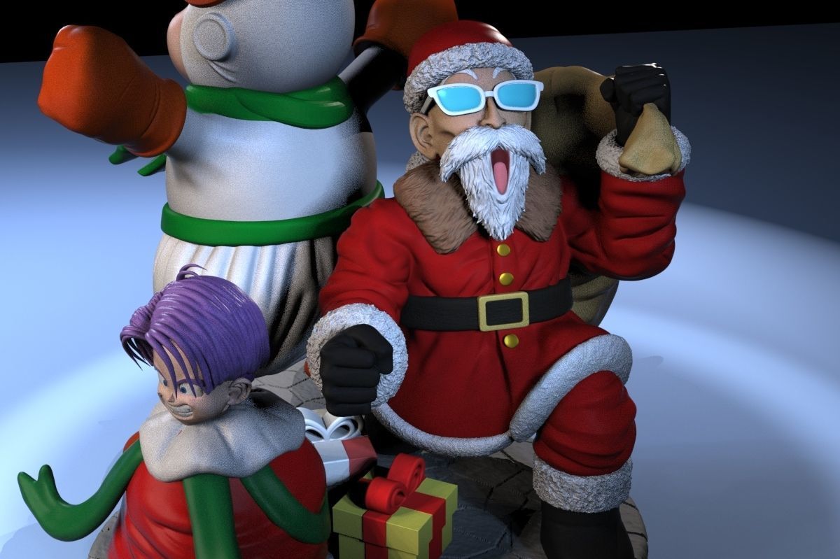 Dragon ball christmas 3D print model_4