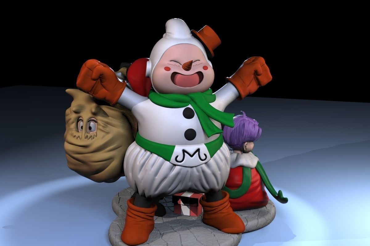 Dragon ball christmas 3D print model_1