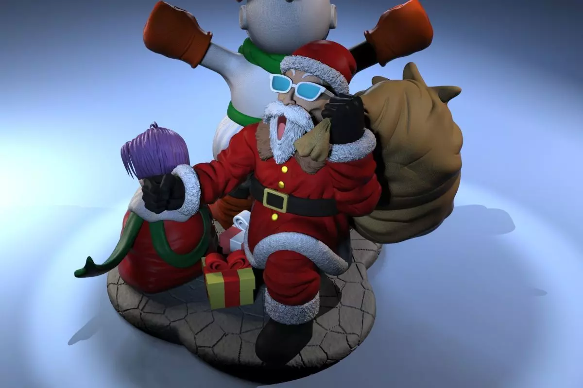 Dragon ball christmas 3D print model_0