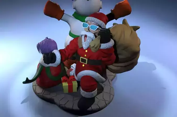 Dragon ball christmas 3D print model