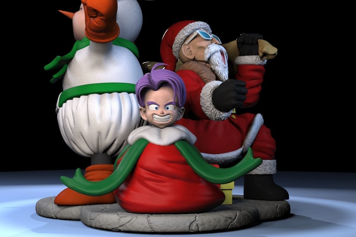 Dragon ball christmas 3D print model_2