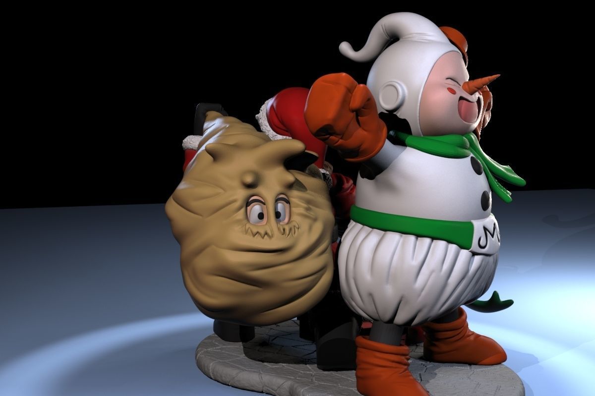 Dragon ball christmas 3D print model_3