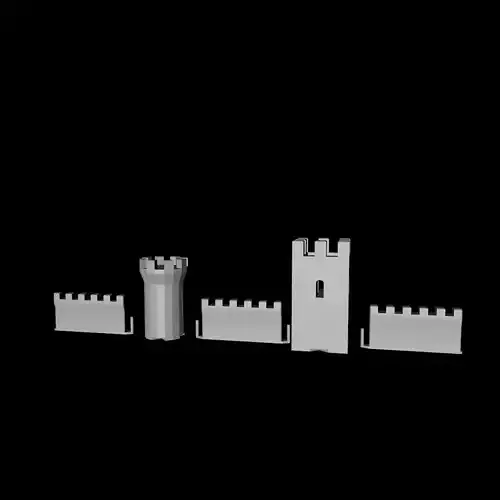Articulated Castle 3D print model