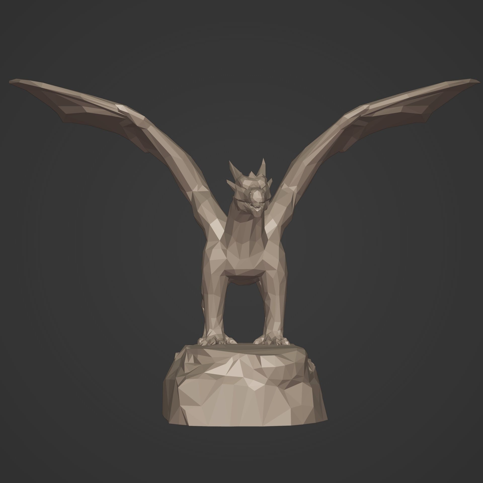 Dragon 3D print model_3